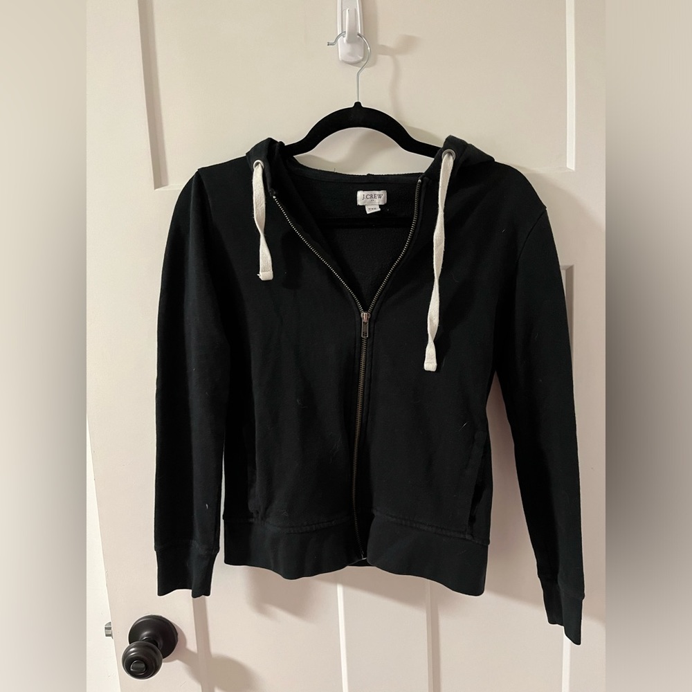 Black fleece zip up